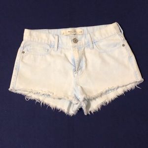 High rise Abercrombie and Fitch Jean shorts